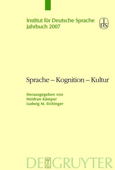 Sprache - Kognition - Kultur - 