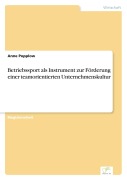 Cover-Bild zum Titel 'Betriebssport als Instrument zur Förderung einer teamorientierten Unternehmenskultur' von 'Anne Popplow'