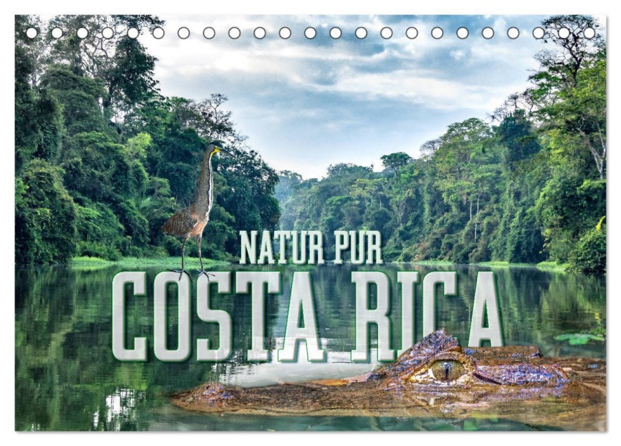 Natur pur, Costa Rica (Tischkalender 2025 DIN A5 quer), CALVENDO Monatskalender - Dieter Gödecke