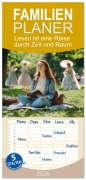 Familienplaner 2026 - Lesen ist eine Reise durch Zeit und Raum mit 5 Spalten (Wandkalender, 21 x 45 cm) CALVENDO - Kerstin Waurick