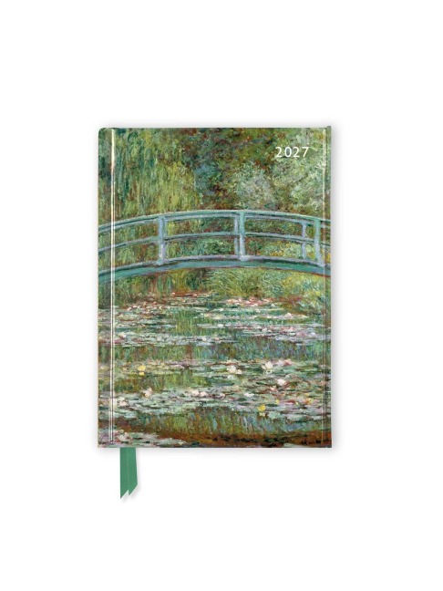 Claude Monet - Die Japanische Brücke - Taschenkalender 2027 - Tree Flame