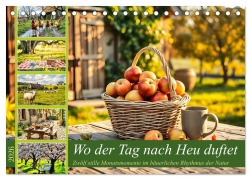 Cover-Bild zum Titel 'Wo der Tag nach Heu duftet - Zwölf stille Monatsmomente im bäuerlichen Rhythmus der Natur (Tischkalender 2026 DIN A5 quer), CALVENDO Monatskalender' von 'Fred Schimak'