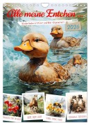 Cover-Bild zum Titel 'Alle meine Entchen (Wandkalender 2026 DIN A4 hoch), CALVENDO Monatskalender' von 'Cathrin Illgen'