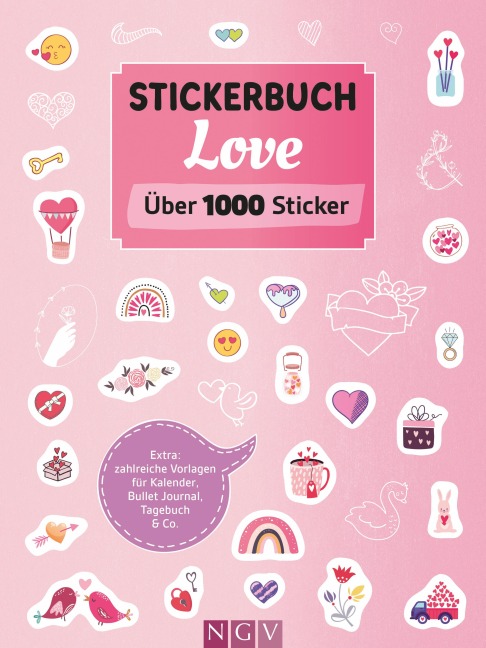 Stickerbuch Love I Über 1000 Sticker - 
