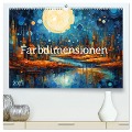 Farbdimensionen (hochwertiger Premium Wandkalender 2025 DIN A2 quer), Kunstdruck in Hochglanz - Kerstin Waurick