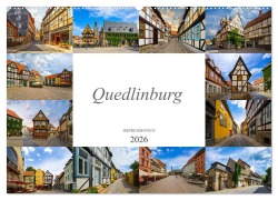Cover-Bild zum Titel 'Quedlinburg Impressionen (Wandkalender 2026 DIN A2 quer), CALVENDO Monatskalender' von 'Dirk Meutzner'