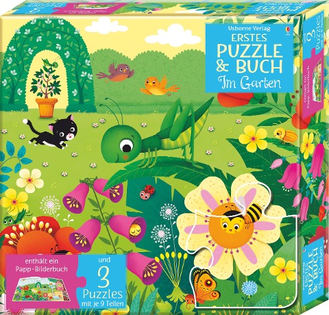 Erstes Puzzle & Buch: Im Garten - Sam Taplin