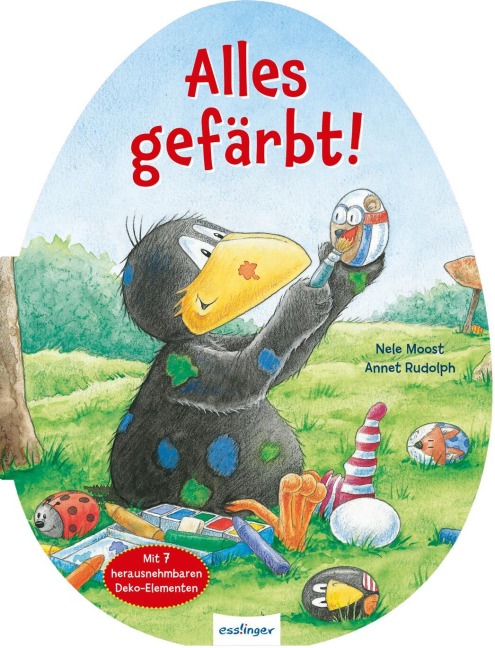 Der kleine Rabe Socke: Alles gefärbt! Konturgestanzt - Nele Moost