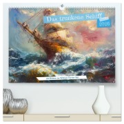 Cover-Bild zum Titel 'Das trunkene Schiff mit Bildern im William Turner-Stil (hochwertiger Premium Wandkalender 2026 DIN A2 quer), Kunstdruck in Hochglanz' von 'Björn Hoffmann'