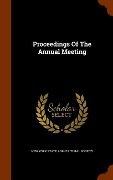 Proceedings Of The Annual Meeting - 