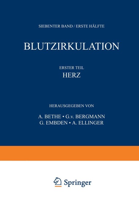 Handbuch der normalen und pathologischen Physiologie - A. Bethe, G. V. Bergmann, G. Embden, A. Ellinger