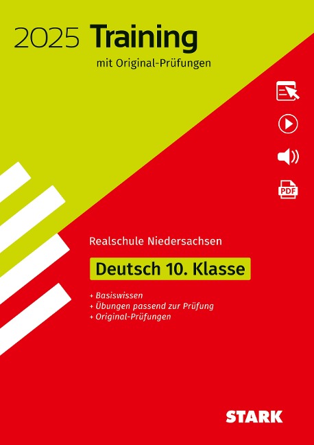 STARK Original-Prüfungen und Training Abschlussprüfung Realschule 2025 - Deutsch - Niedersachsen - 