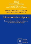 Cover-Bild zum Titel 'Johanssonian Investigations' von ''