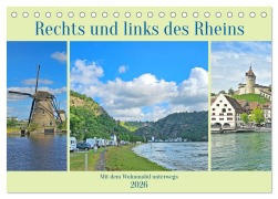 Cover-Bild zum Titel 'Rechts und links des Rheins. Mit dem Wohnmobil unterwegs. (Tischkalender 2026 DIN A5 quer), CALVENDO Monatskalender' von 'Beate Bussenius'