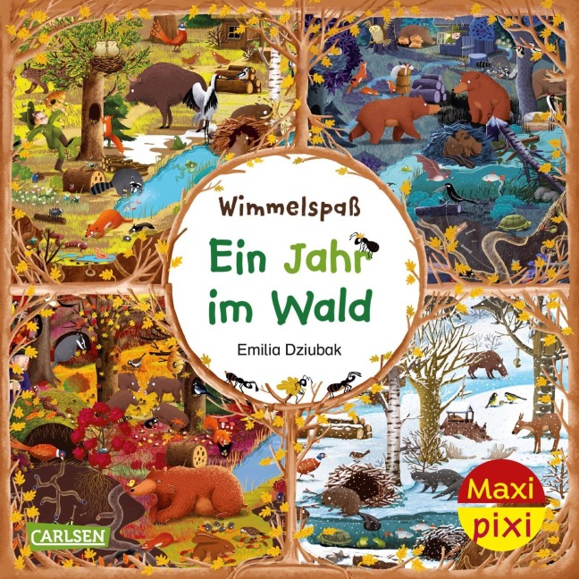 Maxi Pixi 521: VE 5: Wimmelspaß. Ein Jahr im Wald (5 Exemplare) - 