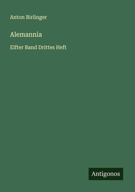 Alemannia - Anton Birlinger
