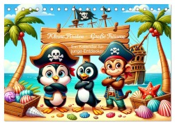 Cover-Bild zum Titel 'Kleine Piraten, Große Träume" - Ein Kalender für junge Entdecker (Tischkalender 2026 DIN A5 quer), CALVENDO Monatskalender' von 'Artefacti Artefacti'