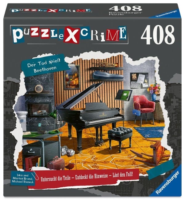 Puzzle X Crime 408 Teile - Der Tod spielt Beethoven - 