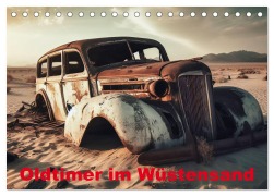 Cover-Bild zum Titel 'Oldtimer im Wüstensand (Tischkalender 2026 DIN A5 quer), CALVENDO Monatskalender' von 'E. Corsano'