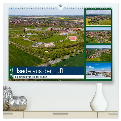 Ilsede aus der Luft (hochwertiger Premium Wandkalender 2025 DIN A2 quer), Kunstdruck in Hochglanz - Frauke Scholz