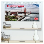 Cover-Bild zum Titel 'Kalifornien. Die goldene Westküste (hochwertiger Premium Wandkalender 2026 DIN A2 quer), Kunstdruck in Hochglanz' von 'Elisabeth Stanzer'