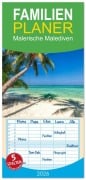 Cover-Bild zum Titel 'Familienplaner 2026 - Malerische Malediven mit 5 Spalten (Wandkalender, 21 x 45 cm) CALVENDO' von 'Tom-Pic-Art Tom-Pic-Art'