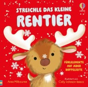 Cover-Bild zum Titel 'Streichle das kleine Rentier' von 'Anna Milbourne'
