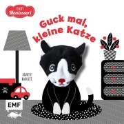 Cover-Bild zum Titel 'Kontrastbuch für Babys mit Fingerpuppe: Guck mal, kleine Katze' von 'Agnese Baruzzi, Ingrid Ickler'