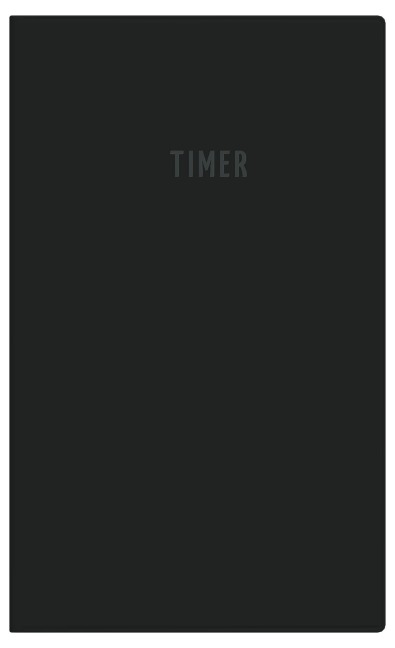 Taschenplaner 1M/2S schwarz 2027 - 