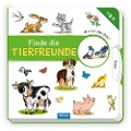 Cover-Bild zum Titel 'Trötsch Pappbilderbuch Finde die Tierfreunde' von ''