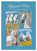 Cover-Bild zum Titel 'Lippizaner Poesie. Edle Pferde zum Träumen und Verlieben (Wandkalender 2027 DIN A2 hoch), CALVENDO Monatskalender' von 'Rose Hurley'