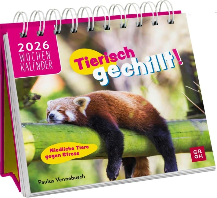 Mini-Wochenkalender 2026: Tierisch gechillt! - Paulus Vennebusch