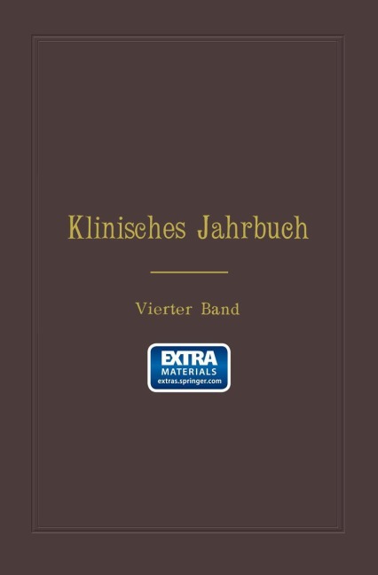 Klinisches Jahrbuch - C. Skrzeczka, G. Schönfeld