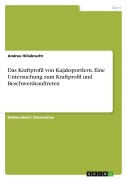 Cover-Bild zum Titel 'Das Kraftprofil von Kajaksportlern. Eine Untersuchung zum Kraftprofil und Beschwerdeauftreten' von 'Andree Hillebrecht'
