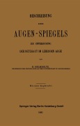 Cover-Bild zum Titel 'Beschreibung Eines Augen-Spiegels' von 'Hermann Von Helmholtz'