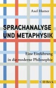 Cover-Bild zum Titel 'Sprachanalyse und Metaphysik' von 'Axel Hutter'