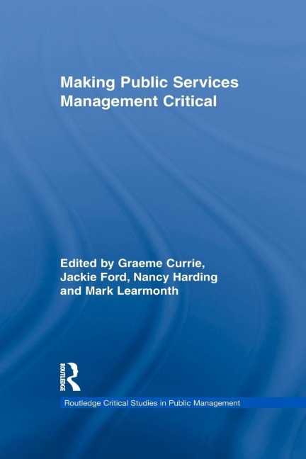 Making Public Services Management Critical - 