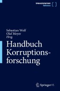 Cover-Bild zum Titel 'Handbuch Korruptionsforschung' von ''