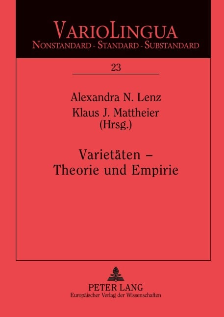 Varietäten - Theorie und Empirie - 