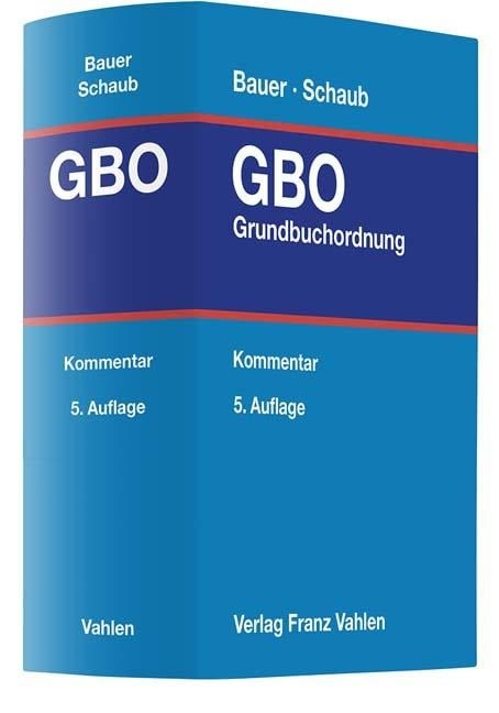 Grundbuchordnung. GBO - 