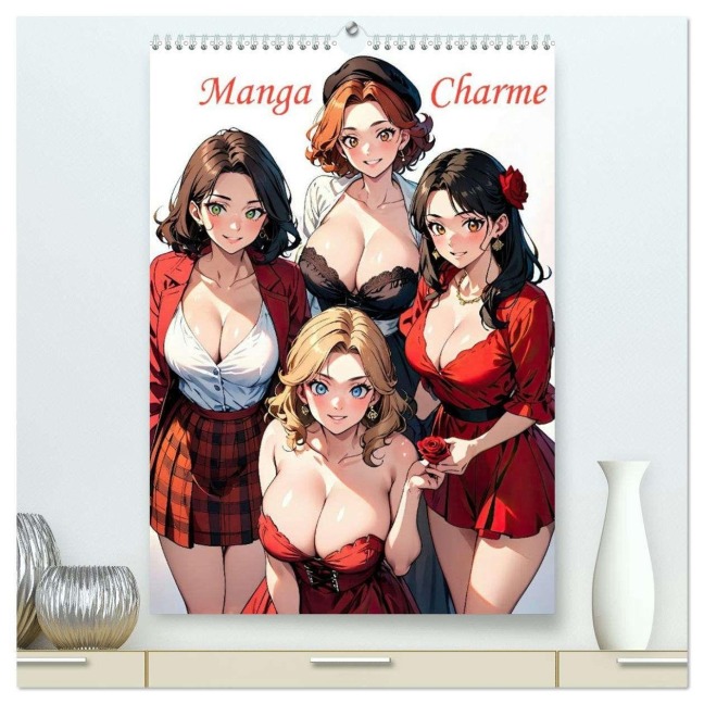 Manga Charme (hochwertiger Premium Wandkalender 2026 DIN A2 hoch), Kunstdruck in Hochglanz - Peter Balan