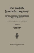 Cover-Bild zum Titel 'Das preußische Feuerbestattungsrecht' von 'Ludwig Schultz'