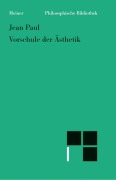 Cover-Bild zum Titel 'Vorschule der Ästhetik' von 'Jean Paul'