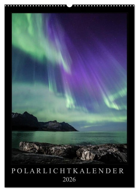 Polarlichtkalender (Wandkalender 2026 DIN A2 hoch), CALVENDO Monatskalender - Sebastian Worm