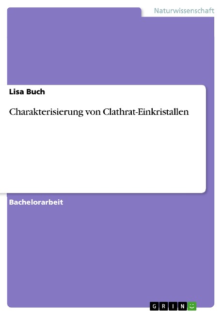 Charakterisierung von Clathrat-Einkristallen - Lisa Buch