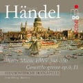 Cover-Bild zum Titel 'Händel: Wassermusik/Concerto grosso op.6,11' von 'Anne Hannoversche Hofkapelle/Röhrig'