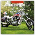 Custom Bikes - Umgebaute Motorräder 2025 - 16-Monatskalender - Robin Red