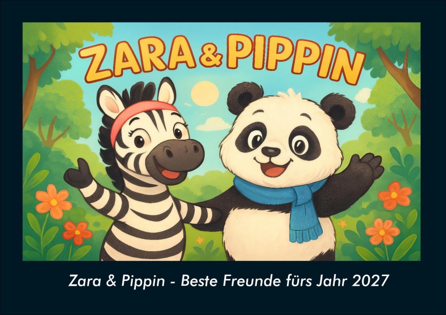 Zara & Pippin - Beste Freunde fürs Jahr 2027 Fotokalender DIN A4 - Tobias Schmitt, Kevin Heber