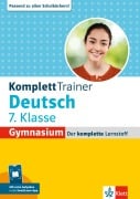 Cover-Bild zum Titel 'KomplettTrainer Gymnasium Deutsch 7. Klasse' von ''