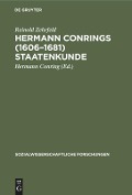 Hermann Conrings (1606¿1681) Staatenkunde - Reinold Zehrfeld
